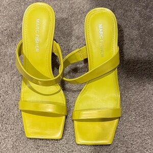 Marc Fisher Women's Bright Yellow Heels